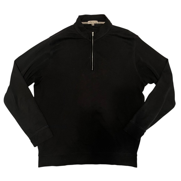 Peter Millar Crown 1/4 Zip Long Sleeve Cotton Pullover‎ Size M - Picture 1 of 6